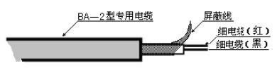 一體式超聲波液位計(jì)電纜線說(shuō)明圖